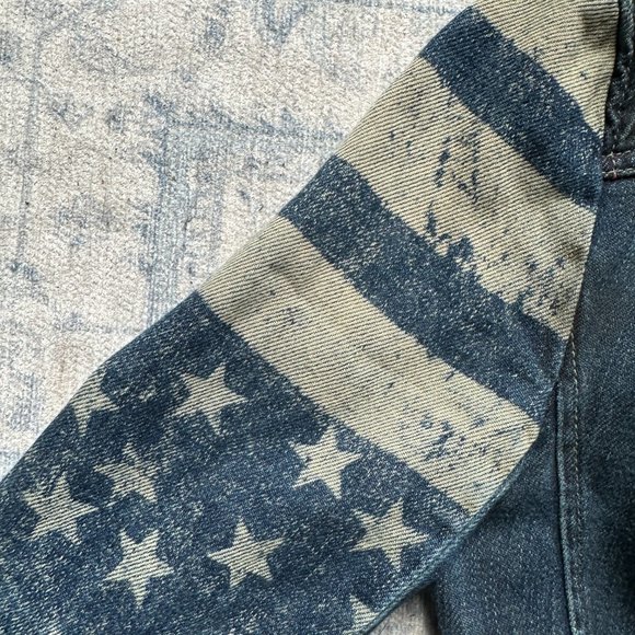 RARE Free People Americana Denim Jacket - Picture 5 of 11